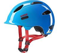 uvex Oyo - Lightweight Kids Bike Helmet for Children - Individual Fit - Upgradeable with an LED Light - Ocean Blue - 50-54 cm