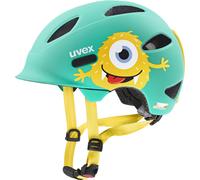 uvex oyo style - lightweight kids bike helmet - extra protection around the temples - individual fit - monster lagoon matt - 50-54 cm
