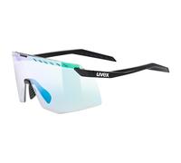Uvex Pace Stage V Photochromic Sunglasses Clear Variomatic Mirror Green/CAT1-3 Variomatic Mirror Green/CAT1-3 Black Matt