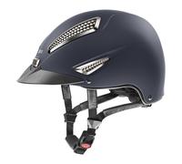 Uvex Perfexxion Ii Chrome Riding Hat - 57cm - 59cm · Navy