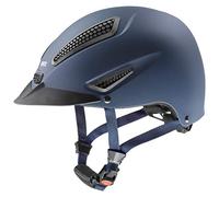 uvex Perfexxion II - Sturdy Riding Helmet for Men and Women - Individual Fit - Optimized Ventilation - Blue Matt - 57-59 cm