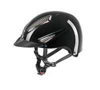 Uvex Perfexxion III Shiny Riding Hat - Horse Riding Hats - Black - Size: Hat 59cm