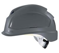 Uvex Pheos B-S-WR Safety Helmet - Ventilated Work Helmet for Construction Sites - Grey