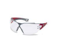 uvex pheos cx2 safety glasses UV protection Red/Grey