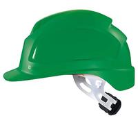Uvex pheos E-WR Unvented Protective Helmet for Electricians - Head Guard Green