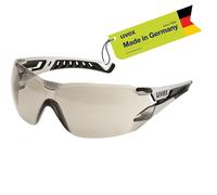 Uvex pheos nxt Premium Protective Goggles - Anti-Fog Inner - Extremely Scratch and Chemical Resistant Exterior - Black/White - Tinted - One Size