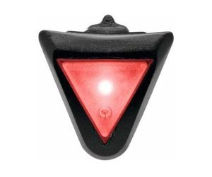uvex Plug-in LED XB039 - Suitable for uvex i-vo, uvex Air Wing & Finale Junior - Two Different Light Modes (Continuous or Flashing) - Black-Red - One Size