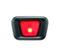 uvex Plug-in LED XB048 - Suitable for uvex Finale & uvex True - Two Different Light Modes (Continuous or Flashing) - Black-Red - One Size