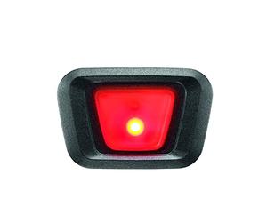 uvex Plug-in LED XB048 - Suitable for uvex Finale & uvex True - Two Different Light Modes (Continuous or Flashing) - Black-Red - One Size