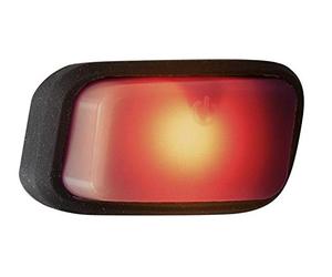 uvex Plug-in LED XB054 - Suitable for uvex Hlmt 4, uvex City 4 & uvex minime - Two Different Light Modes (Continuous or Flashing) - Black-Red - One Size