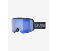 Uvex Pyrit FM Goggles Matte Black With Mirror Blue Lens