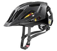 uvex quatro cc MIPS - safe MTB helmet for women and men - MIPS system - washable inner padding - black matt - 56-61 cm
