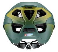 UVEX QUATRO INTEGRALE TOCSEN cycling helmet matt forest green-mustard yellow 52-57cm