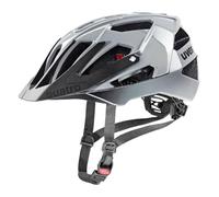 uvex quatro - safe MTB helmet for women and men - individually adjustable fit - washable inner padding - rhino black - 52-57 cm