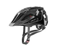 uvex quatro - safe MTB helmet for women and men - individually adjustable fit - washable inner padding - all black - 52-57 cm