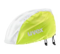 uvex Rain Cap Bike - Wind- & Water-Resistant - Flexible Fit - Lime-White - L/XL