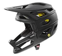 uvex Revolt MIPS - Extremely Lightweight Mountain Bike Helmet for Men & Women - MIPS System - Individual Fit - all Black Matt - 52-57 cm
