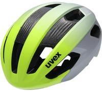 UVEX RISE CC TOCSEN road bike helmet neon yellow-silver matt 52-56cm