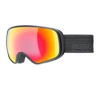 uvex Scribble Fm - Ski Goggles For Kids - Filter Category 3 - Contrast Enhancing - Black Dl/Fm Rainbow-Cle - One Size