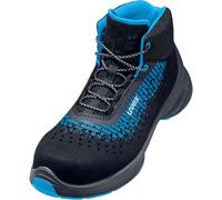 Uvex Sicherheitsschuh Stiefel 6831 Gel. Schwarz/Blau Pu