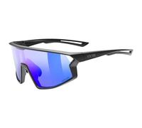 Uvex Skyryse V Sports Glasses for Adults - Matte Black/Mirror Blue