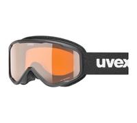 Uvex Speedy Nova - Ski Goggles For Kids - Filter Category 2 - Contrast Enhancing - Black Sl/Lasergold - One Size
