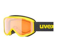 Uvex Speedy Nova - Ski Goggles For Kids - Filter Category 2 - Contrast Enhancing - Yellow Sl/Lasergold - One Size