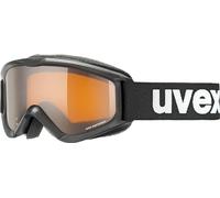 uvex Speedy Pro - Ski Goggle for Kids - Contrast Enhancing - Extended Field of Vision & Anti-Fog Coating - White/Lasergold - One Size