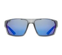 Uvex Sportstyle 233 Polarvision Mirrored Sunglasses Grey Mirror Blue/CAT3