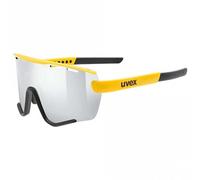 Uvex Sportstyle 236 Set Supravision Sunglasses Yellow Supravision Mirror Silver+Clear/CAT3+CAT0