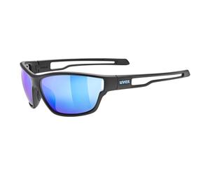 Uvex Sportstyle 806 Sunglasses - Black / Mirror Blue