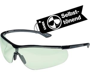 uvex Sportstyle Variomatic Temple Glasses - Self-tinting Lens - UV400 - Black/Anthracite