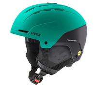 Uvex Stance MIPS Ski Helmet: Proton Green / Black: 58-62cm Size: 58-62
