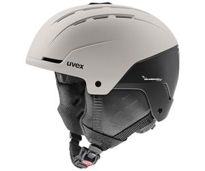 uvex stance - sturdy ski helmet for men and women - individual fit - optimized ventilation - warm grey-black matt - 54-58 cm