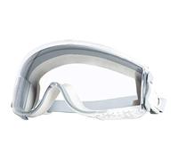 uvex Stealth Safety Goggles with Clear HydroShield Anti-Fog Lens, White Body & Neoprene Headband (S3960HS)