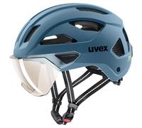 Uvex - Stride Visor Cat. 1 - Bike helmet size 53-56 cm, blue/grey