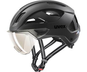 UVEX STRIDE VISOR Fahrradhelm matt schwarz 53-56cm