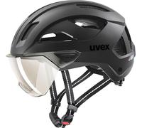 UVEX STRIDE VISOR Fahrradhelm matt schwarz 56-59cm