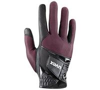 uvex Sumair - Flexible Riding Gloves for Men and Women - Durable - Breathable Material - Black-Burgundy - 7