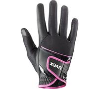 uvex Sumair - Flexible Riding Gloves for Men and Women - Durable - Breathable Material - Black-Pink - 6