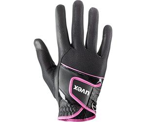 uvex Sumair - Flexible Riding Gloves for Men and Women - Durable - Breathable Material - Black-Pink - 9
