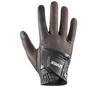 Uvex Sumair - Stretchy, Optimally Ventilated Riding Gloves for Men and Women - Excellent Grip and Durable - Touch Screen Compatible - Black-Brown - 8