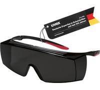 Uvex super f OTG 9169 - Overglasses for Glasses Wearers - Safety Glasses from Infrared, UV, Welding - Eye Protection for HPL/IPL Hair Removal - Metal-Free, Anti-Fog & Scratch-Resistant 2% (IR-ex 5)