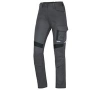 Uvex suXXeed Industry Women's Work Trousers with Stretch and Knee Pad Pockets, charcoal, 8