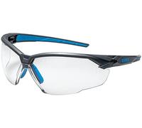 Uvex suXXeed - Protective Glasses for Work and Laboratory - Transparent/Anthracite Blue