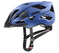 uvex Touring cc - Lightweight All-Round Bike Helmet for Men & Women - Individual Fit - Upgradeable with an LED Light - Blue Matt - 52-57 cm