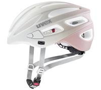 uvex true cc - lightweight all-round helmet for women - individually adjustable fit - expandable with LED light - sand-dust rose matt - 52-55 cm