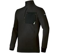 Uvex Tune-Up Men's Knit Sweater - Workwear Jumper with Chest Pocket - Black - S