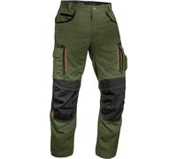 Uvex Tune-Up Men's Long Work Trousers - Robust Men's Work Trousers with Knee Pad Pockets - 35% Cotton - Green - 56