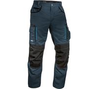 Uvex Tune-Up Men's Long Work Trousers - Robust Men's Work Trousers with Knee Pad Pockets - 35% Cotton - Navy - 48